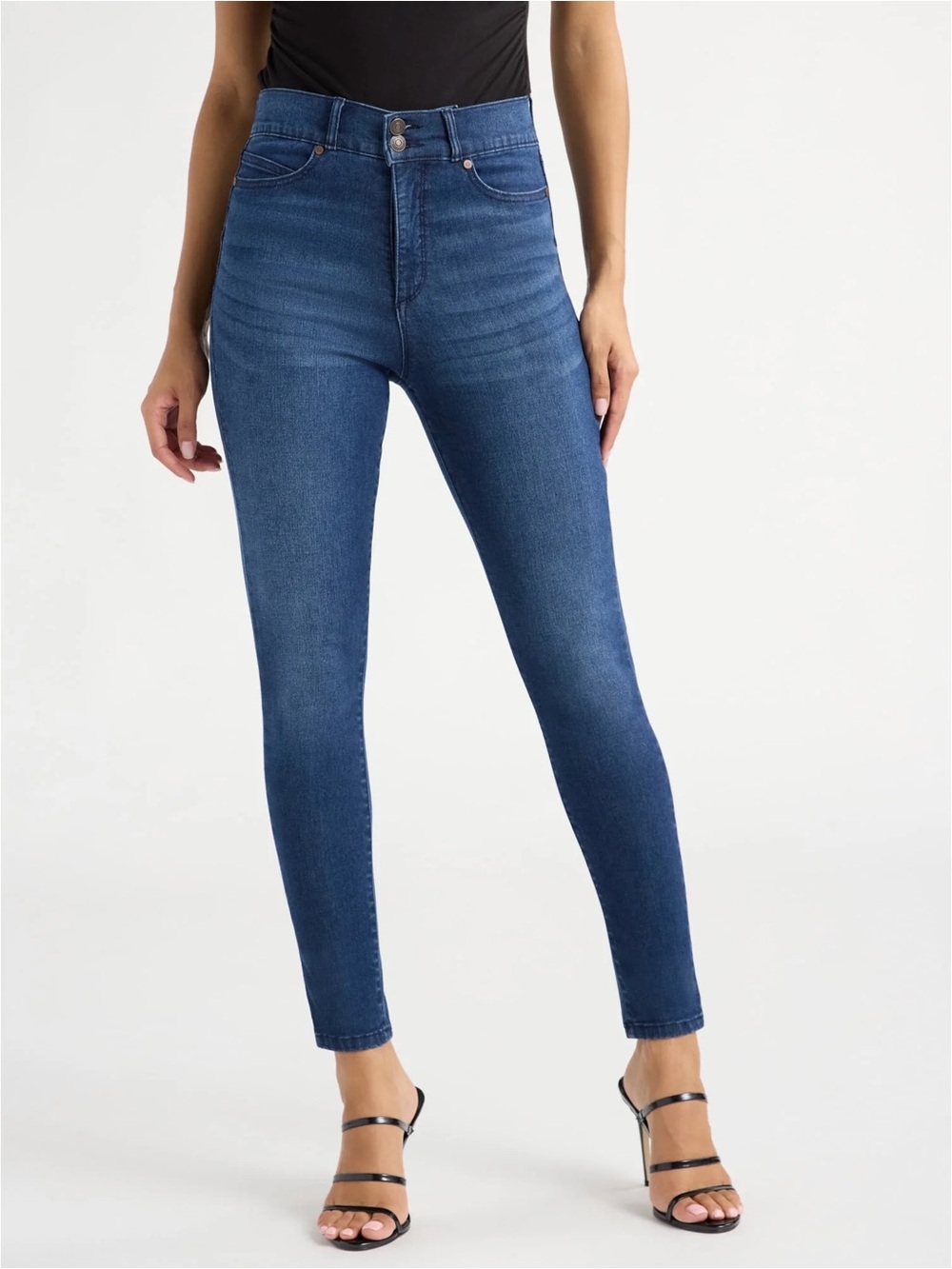 sofia by sofia vergara Dark Blue High-Rise Women's Jeans